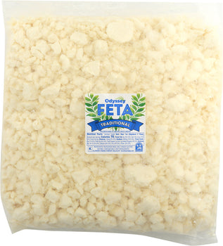 ODYSSEY: Traditional Feta Crumbles Cheese, 5 lb