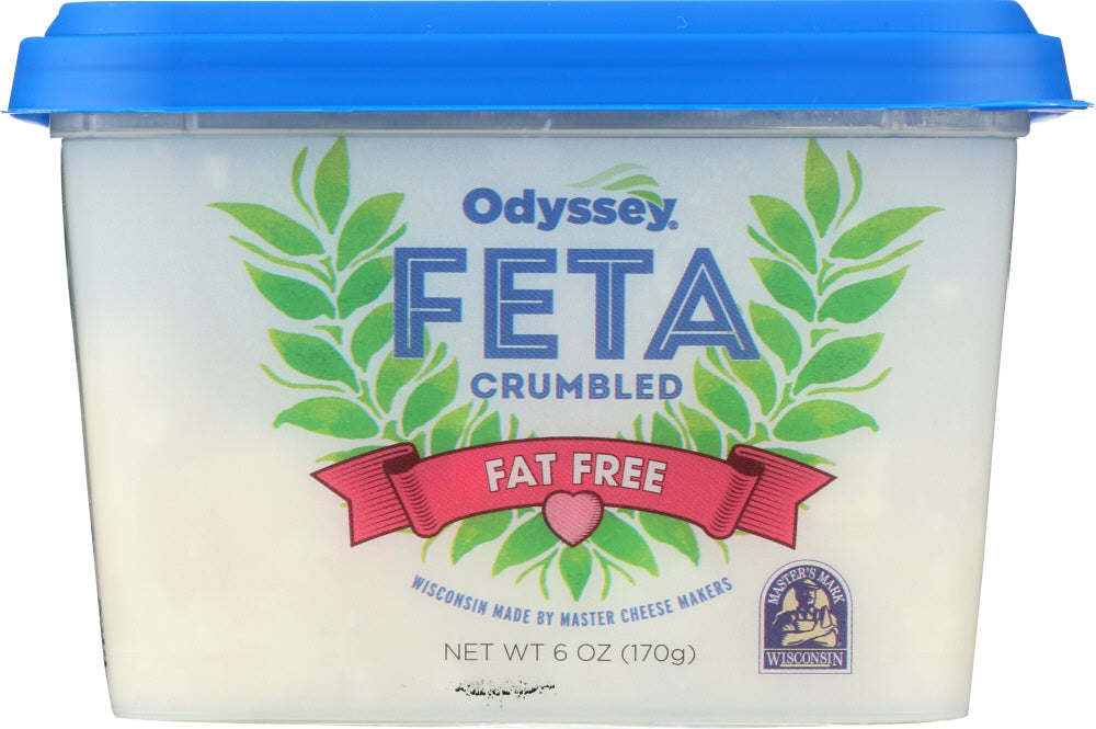 ODYSSEY: Fat Free Feta Crumbled Cheese, 6 oz