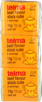 TELMA: Bouillon Cube Beef, 3 Pack, 1.5 oz