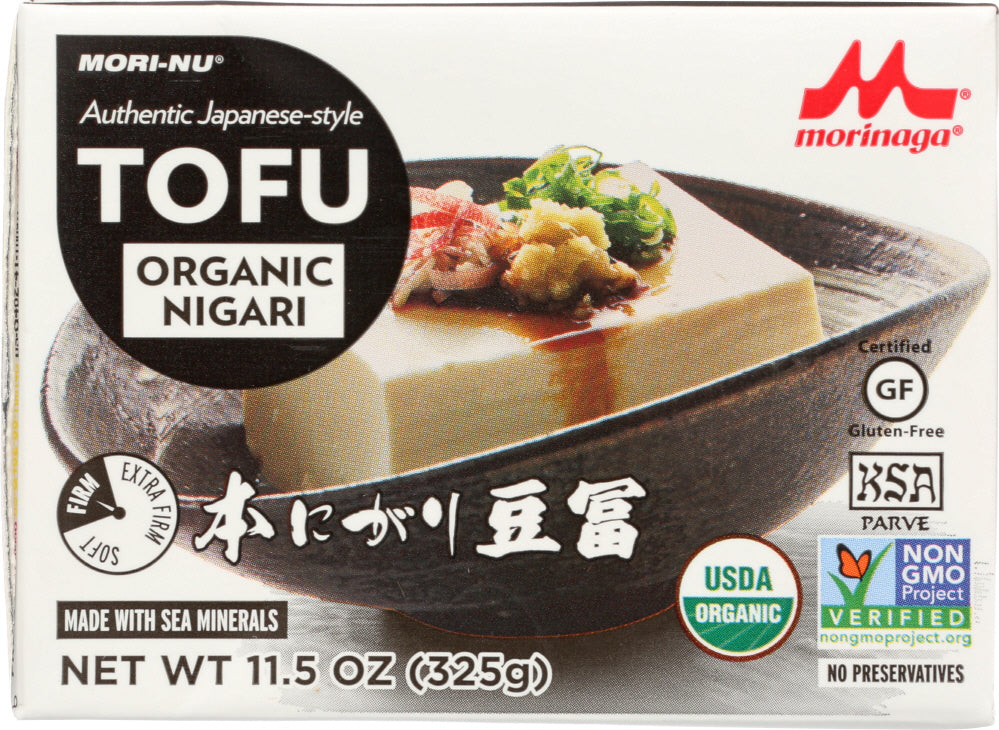 MORI-NU: Organic Nigari Tofu, 11.5 oz