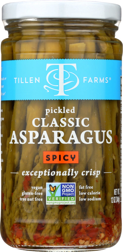 TILLEN FARMS: Asparagus Spiced Hot, 12 oz