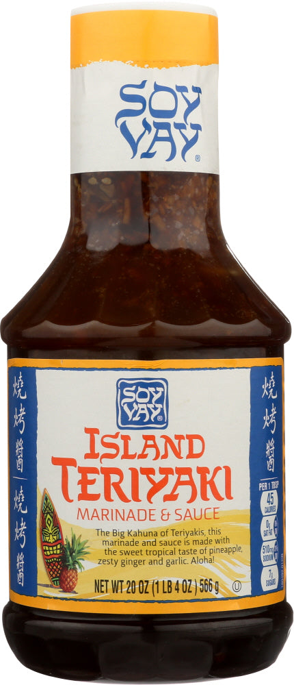 SOY VAY: Island Teriyaki Marinade & Sauce, 20 oz