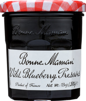 BONNE MAMAN: Wild Blueberry Preserves, 13 Oz