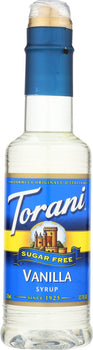 TORANI: Sugar Free Vanilla Flavoring Syrup 12.7 oz