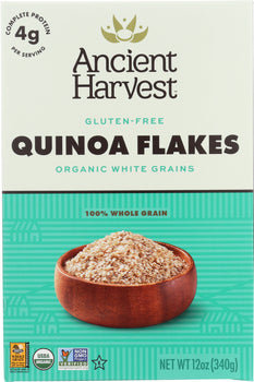 ANCIENT HARVEST: Organic Quinoa Flakes Gluten Free, 12 oz
