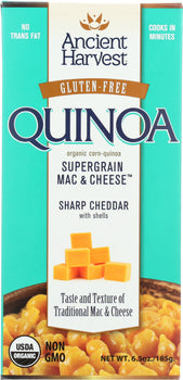 ANCIENT HARVEST: Quinoa Supergrain Mac & Cheese Sharp Cheddar, 6.5 oz