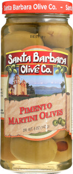 SANTA BARBARA OLIVE CO.: Pimento Stuffed Martini Olives, 5 oz