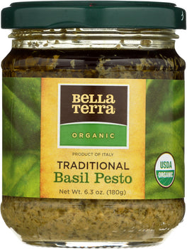 BELLA TERRA: Garlic & Basil Pesto, 6.3 oz