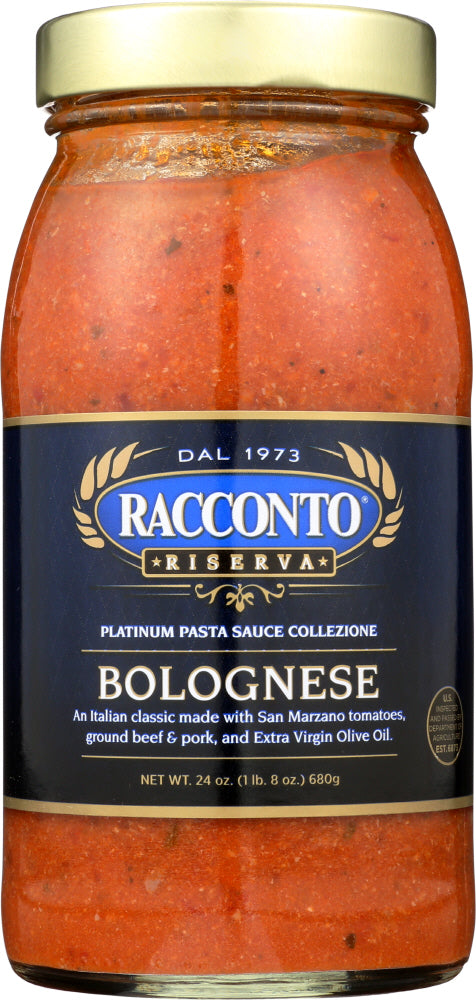 RACCONTO RISERVA: Bolognese Pasta Sauce, 24 oz