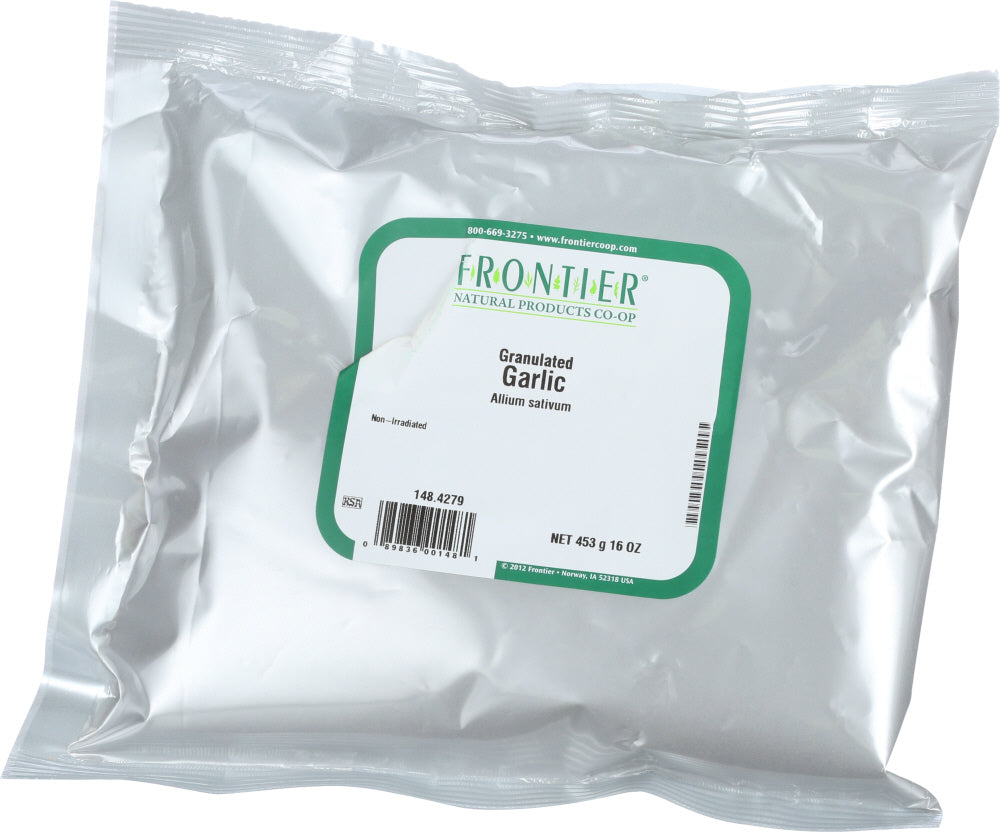 FRONTIER HERB: Granulated Garlic, 16 oz