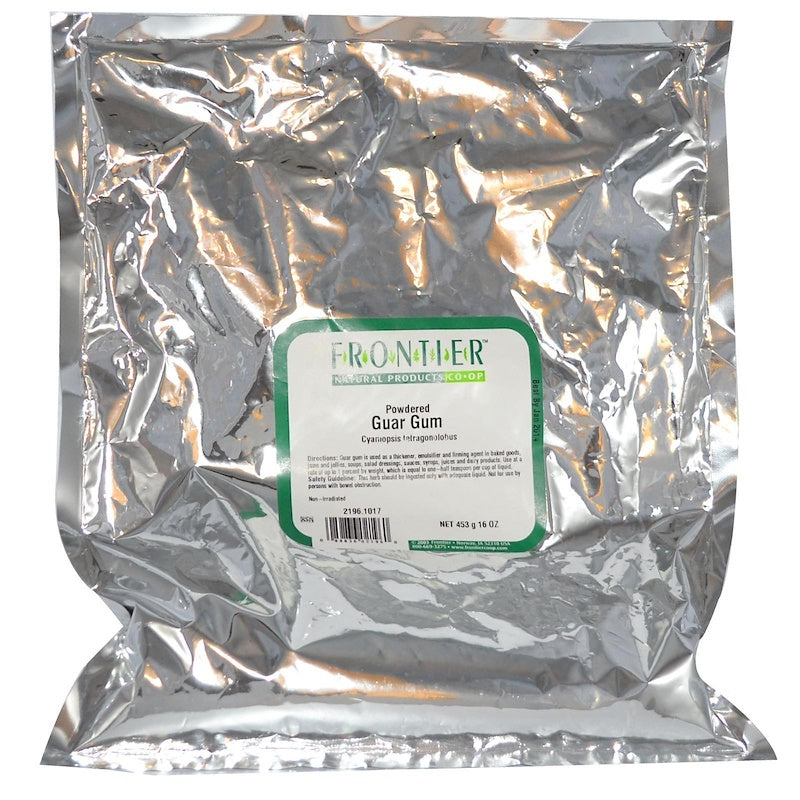 FRONTIER HERB: Powder Guar Gum, 16 oz