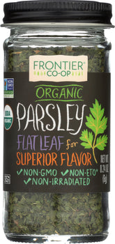 FRONTIER HERB: Organic Parsley Bottle, 0.24 oz