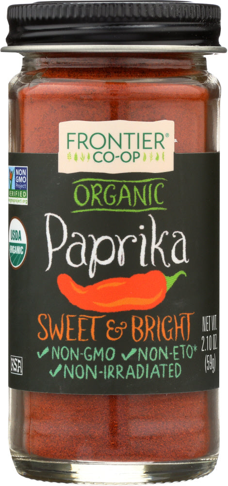 FRONTIER HERB: Organic Ground Paprika Bottle, 2.1 oz