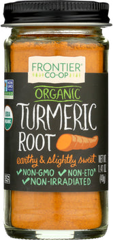 FRONTIER NATURAL PRODUCTS: Organic Ground Turmeric Root, 1.76 oz