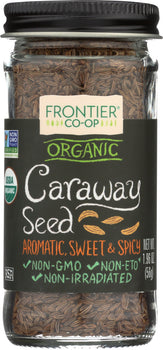 FRONTIER HERB: Organic Caraway Seed Whole Bottle, 1.9 oz