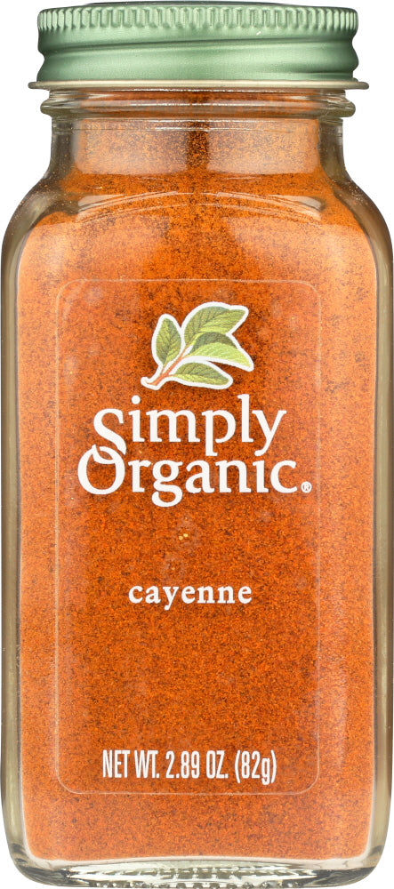 SIMPLY ORGANIC: Cayenne Pepper, 2.89 oz