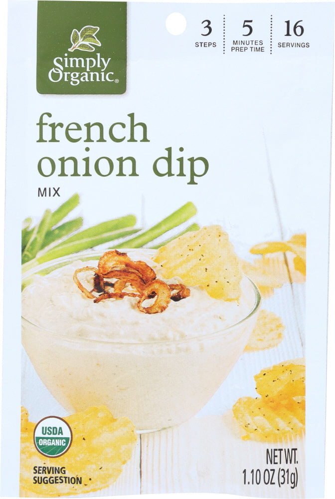 Simply Organic Dip Mix French Onion, 1.1 Oz