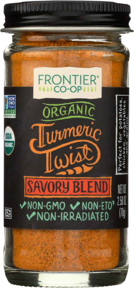 FRONTIER HERB: Turmeric Blend Savory Organic, 2.5 oz