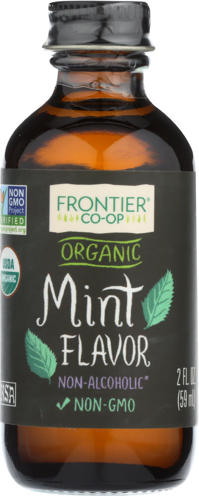 FRONTIER HERB: Organic Mint Flavor, 2 oz