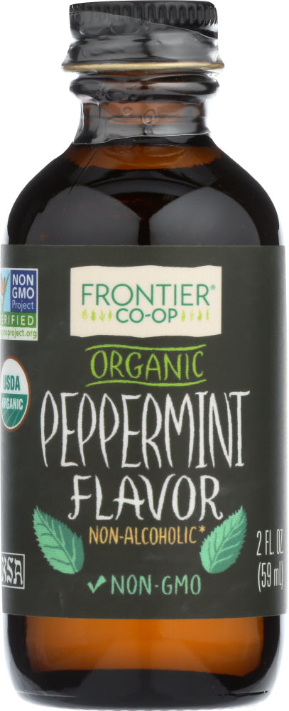 FRONTIER HERB: Organic Peppermint Flavor, 2 oz