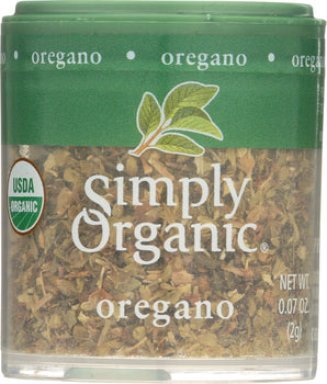 SIMPLY ORGANIC: Mini Oregano Leaf Cut & Sifted, 0.07 oz