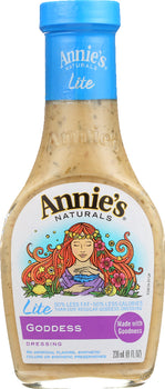 ANNIE'S NATURALS: Lite Goddess Dressing, 8 Oz