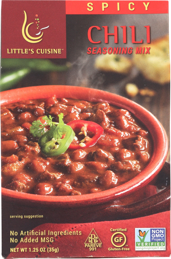 LITTLES CUISINE: Seasoning Spicy Chili Mix, 1.25 oz