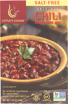 LITTLES CUISINE: Seasoning Chili Original Sugar Free, 1.25 oz