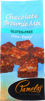 PAMELAS: Products Gluten Free Brownie Mix Chocolate, 16 oz