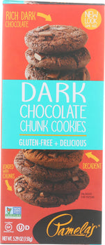 PAMELAS: Dark Chocolate Chunk Cookies, 5.29 oz