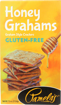 PAMELA'S PRODUCTS: Gluten-Free Graham Crackers Honey, 7.5 oz