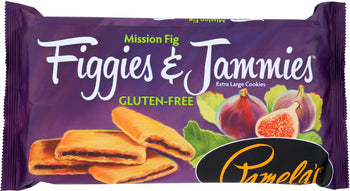 PAMELA'S: Gluten-Free Figgies & Jammies Extra Large Cookies Mission Fig, 9 oz