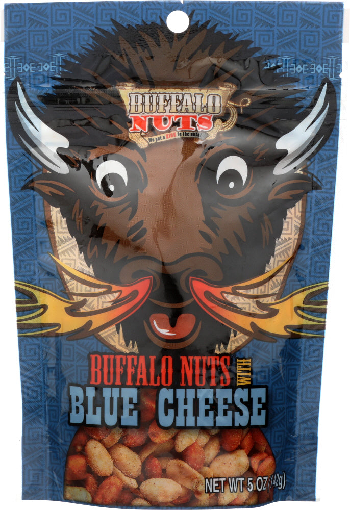 BUFFALO NUTS: Buffalo Nuts with Blue Cheese, 5 oz