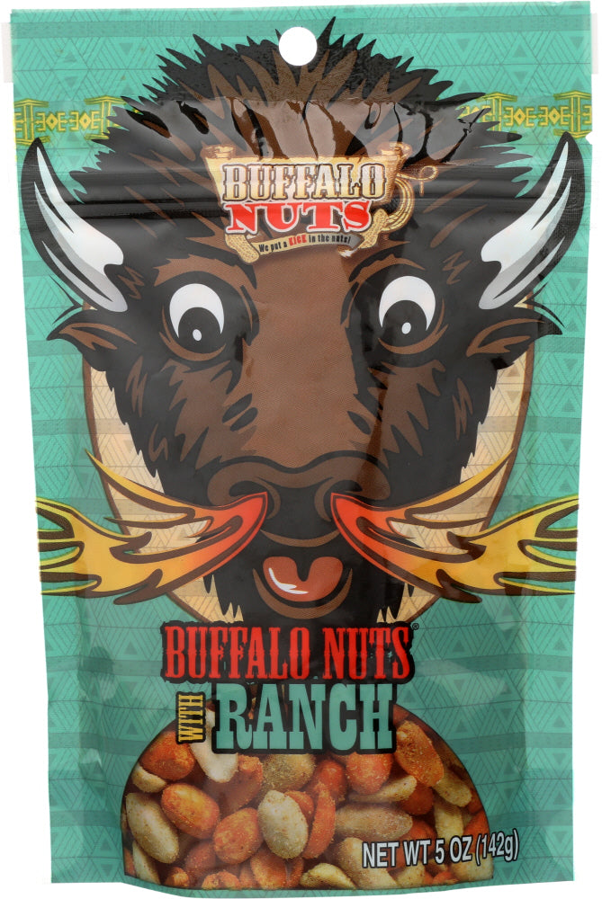 BUFFALO NUTS: Buffalo Nuts Ranch Flavor, 5 oz