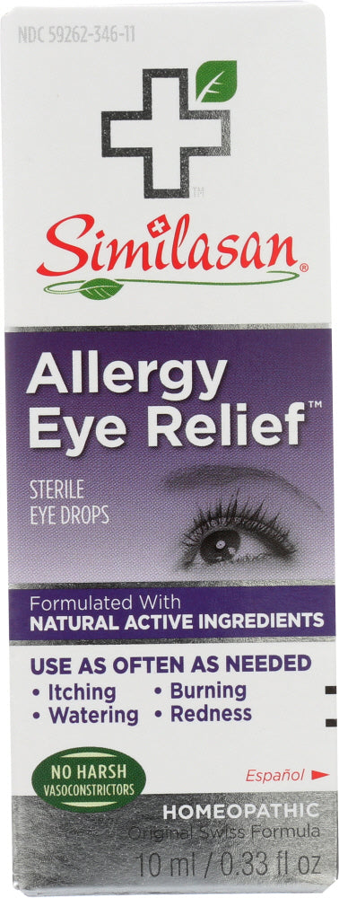 SIMILASAN: Allergy Eye Relief Sterile Eye Drops, .33 Oz