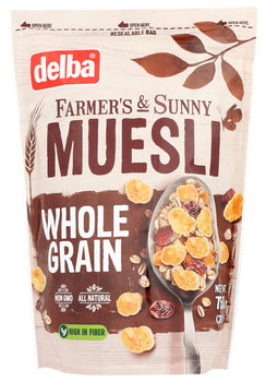 DELBA: Whole Grain Muesli, 26.5 oz