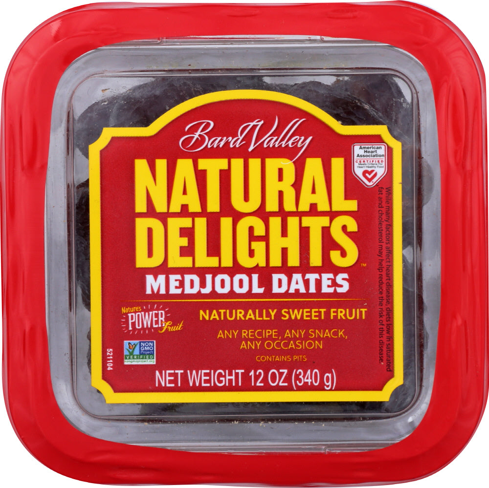 BARD VALLEY: Natural Delights Medjool Dates, 12 oz