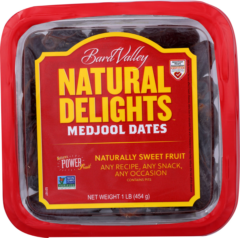 NATURAL DELIGHTS: Date Medjool Whole, 1 lb