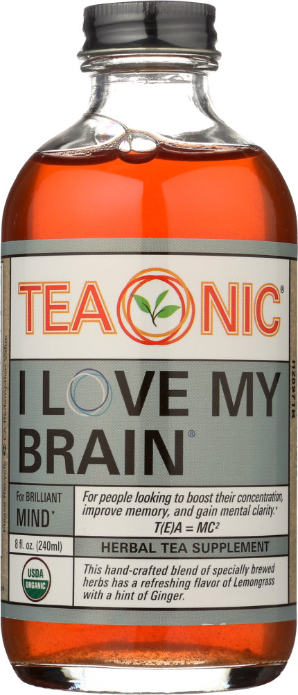 TEAONIC: Tea Herbal Love My Brain, 8 oz