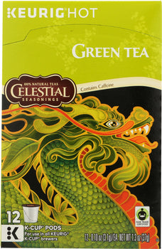 CELESTIAL SEASONINGS: Tea Kcup Green Tea with White Tea, 12 pc