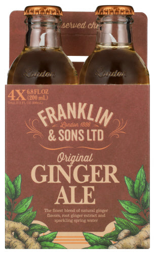 FRANKLIN & SONS: Ginger Ale 4Pk, 800 ml