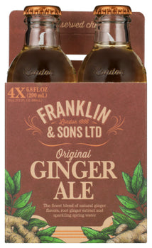 FRANKLIN & SONS: Ginger Ale 4Pk, 800 ml