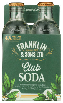 FRANKLIN & SONS: Soda Club 4Pk, 800 ml