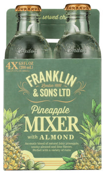 FRANKLIN & SONS: Pineapple & Almond 4Pk, 800 ml