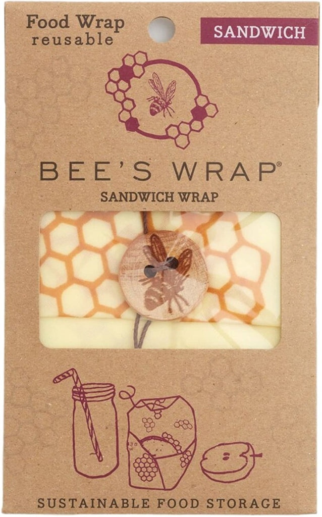 BEES WRAP: Sandwich Wrap Honeycomb, 6 ea