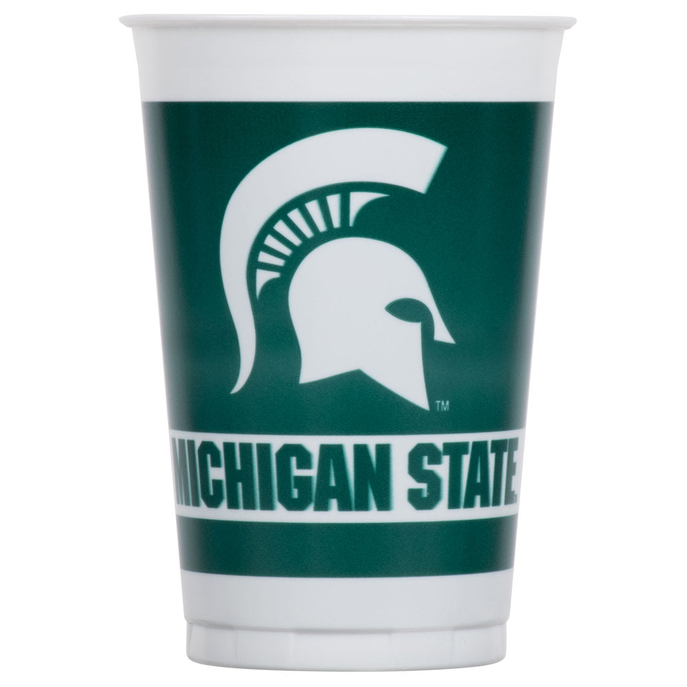 CREATIVE CONVERTING: Tumbler Michigan State, 8 ea