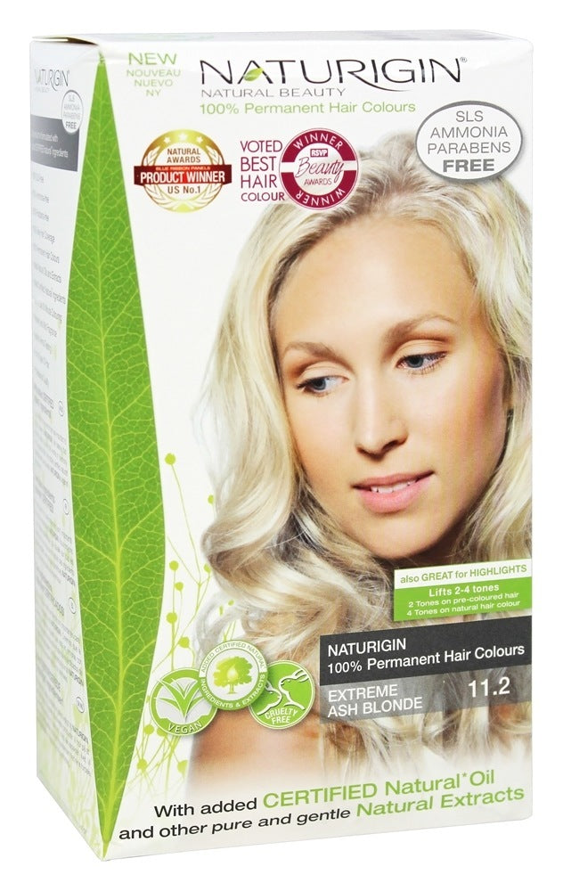 NATURIGIN: Hair Color 11.2 Extreme Ash Blonde, 4.6 oz