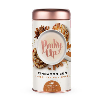 PINKY UP: Tea Cinnamon Bun Lse Leaf, 3.5 oz