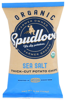 SPUDLOVE: Chips Potato Sea Salt, 5 oz