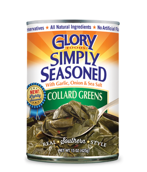 GLORY FOODS: Simply Seasoned Collard Greens, 15 oz